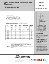 Datasheet 1N4625UR-1 производства Microsemi